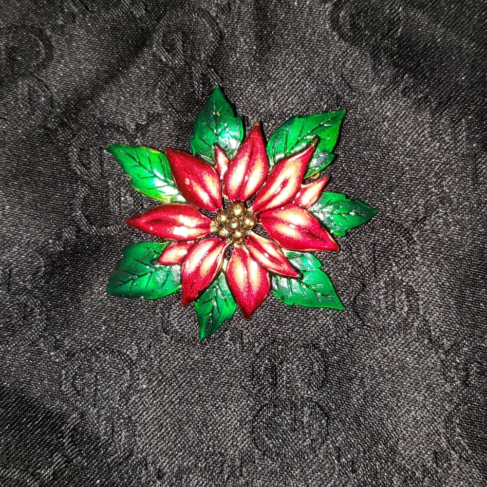 Floral Christmas women's pendant